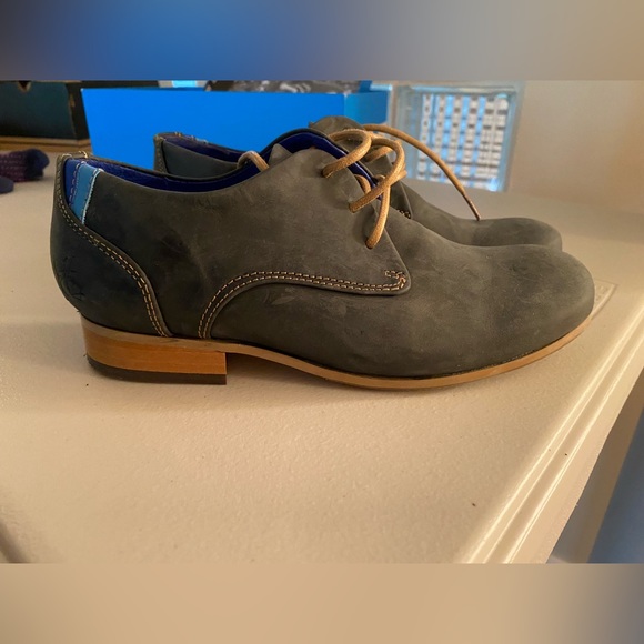 John Fluevog shoes, blue, size 6, brand new - Picture 4 of 10
